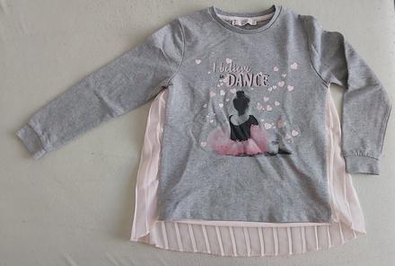 Mikinové tričko baletka 116/122, terranova,116