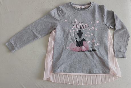 Mikinové tričko baletka 116/122, terranova,116