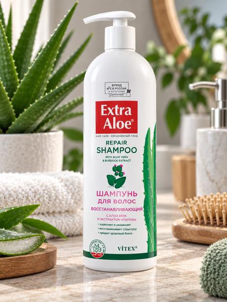 Šampón aloe+lopúch,