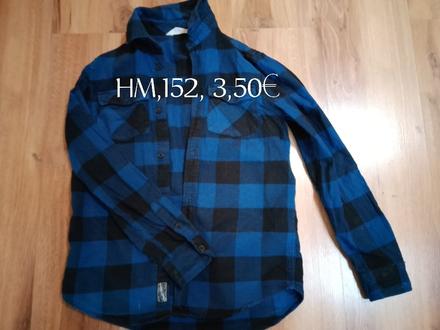 Karovana košeľa, h&m,152