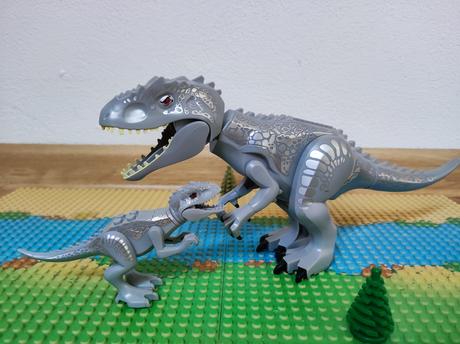 Veľký dino s mláďaťom 28 12cm, 