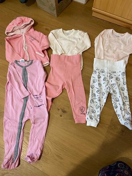 Balík oblečenia body,tepláky,mikina, 68–80