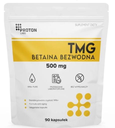 Tmg 90 vege kapsúl čistý bezvodý betaín, 