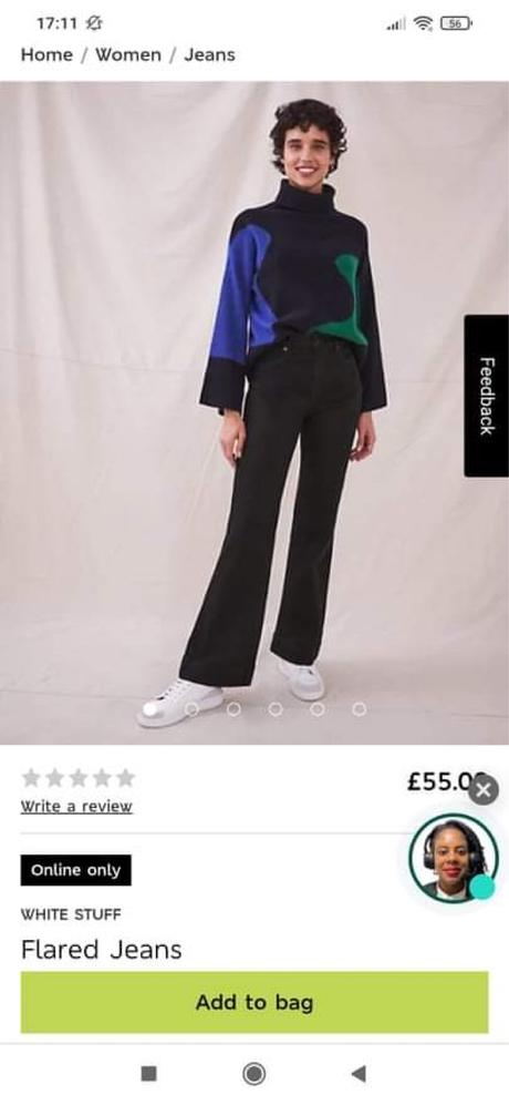 Nové dámske rifle, marks & spencer,38