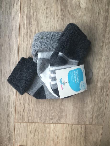 Teple ponozky 3ks, topomini,62