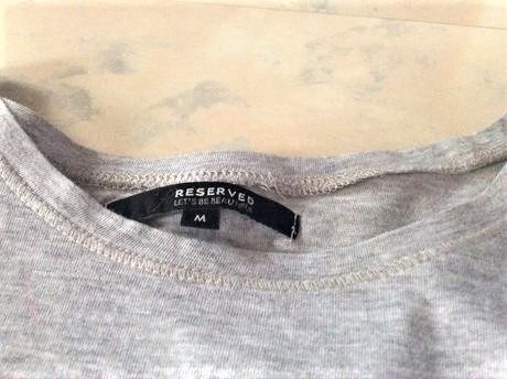 Tričko oversize, reserved,m