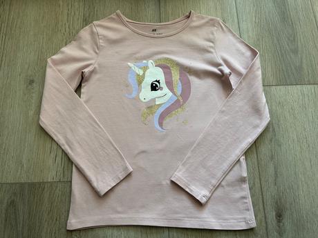 Tričko unicorn h&m 122/128, h&m,128