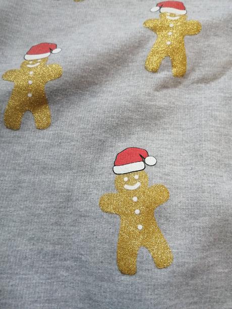 Sivá mikina so zlatými perníkmi č s, vero moda,xs