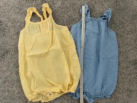 H&m 2x overal letný na ramienka so zapínanim 98, h&m,98