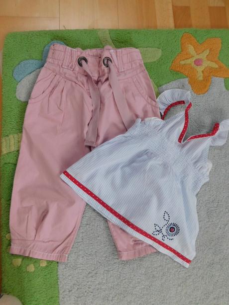 Letné 3/4 nohavice next s tunikou, next,122