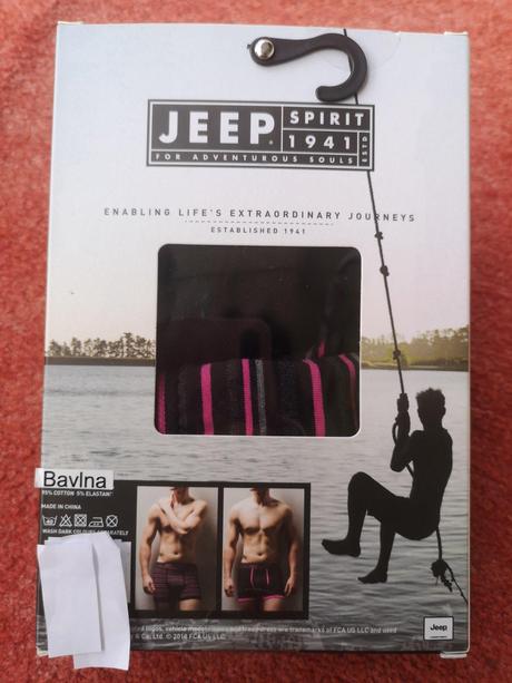 Jeep 2ks pánske boxerky veľkosť s, s