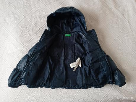 Paperova bunda benetton, vel. 6-7 rokov, benetton,122