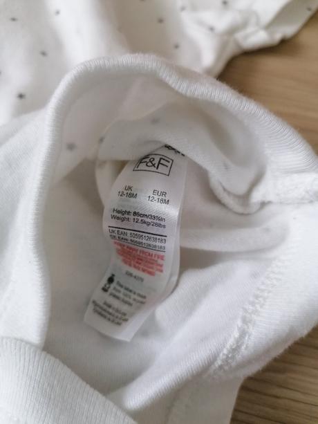 Body s krátkym rukávom 4ks, f&f,86