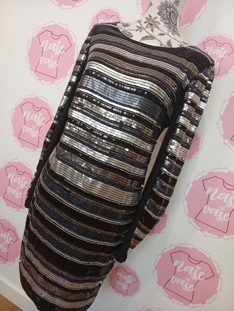 Flitrované šaty, l