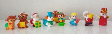 Postavičky z kindervajíčka - vianočné,