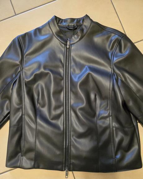 Koženková bunda vel.44, c&a,44