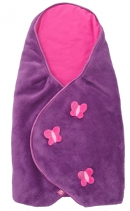 Pinkie zavinovačka violet pink butterfly, 
