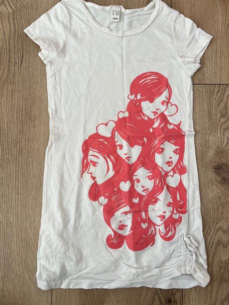 Predĺžené tričko, h&m,146