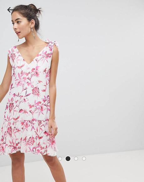 Letné kvetinové bielo-ružové dámske šaty, xl