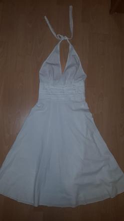 Biele ľanové šaty, 38