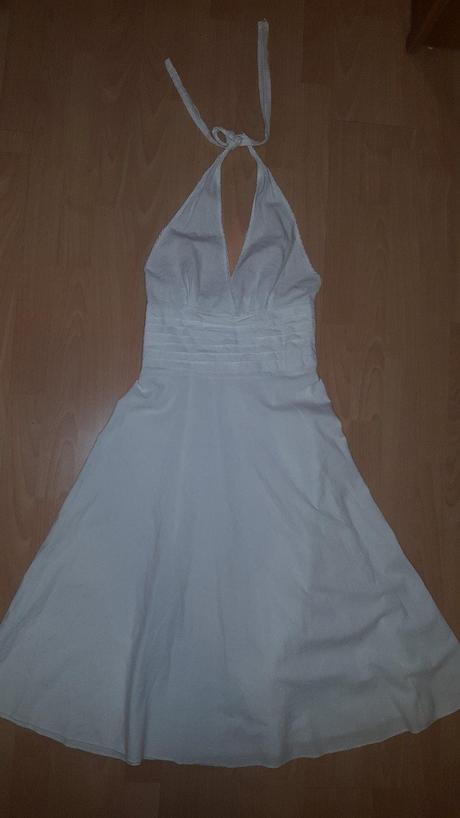 Biele ľanové šaty, 38