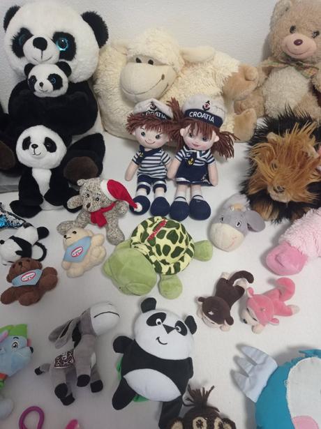 Mega set plyšových hračiek top stav, 