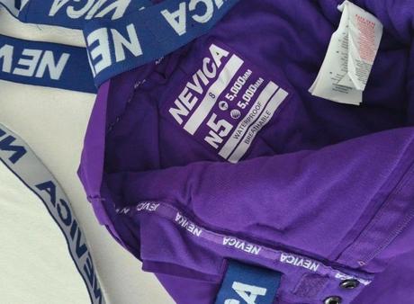 Dámske fialové oteplovačky nevica, s