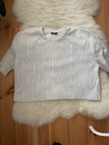 Lesklé crop tričko, m