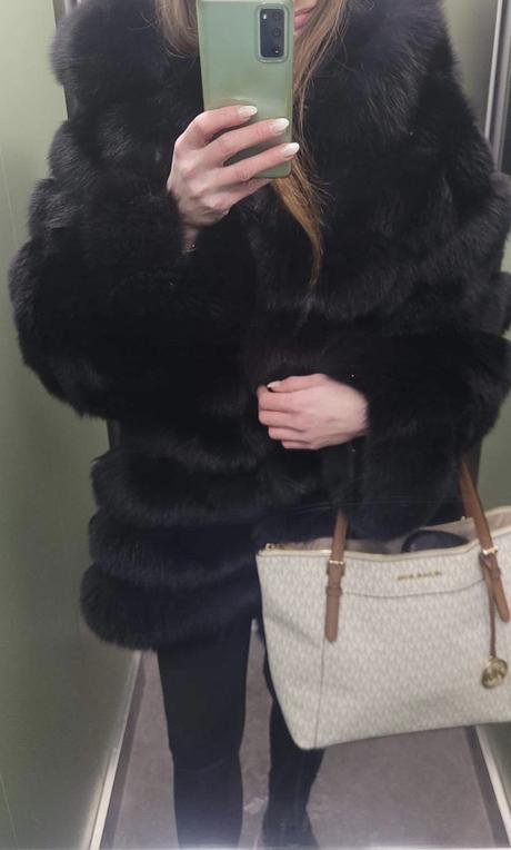 Pravy kožuch 6v1 s kapucňou, m