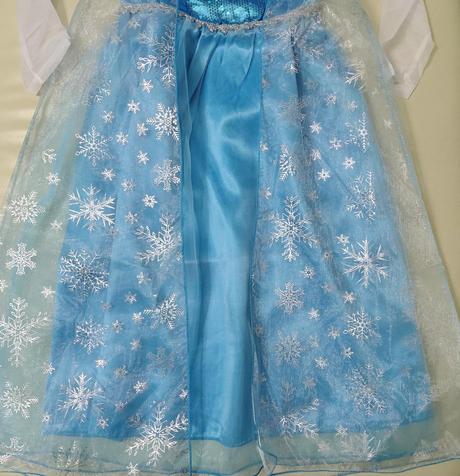 Nový 122/128 kostym frozen, elsa, šaty elza,7-8 r,