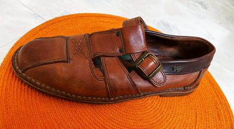 Celokožené retro sandále bebetto, 42