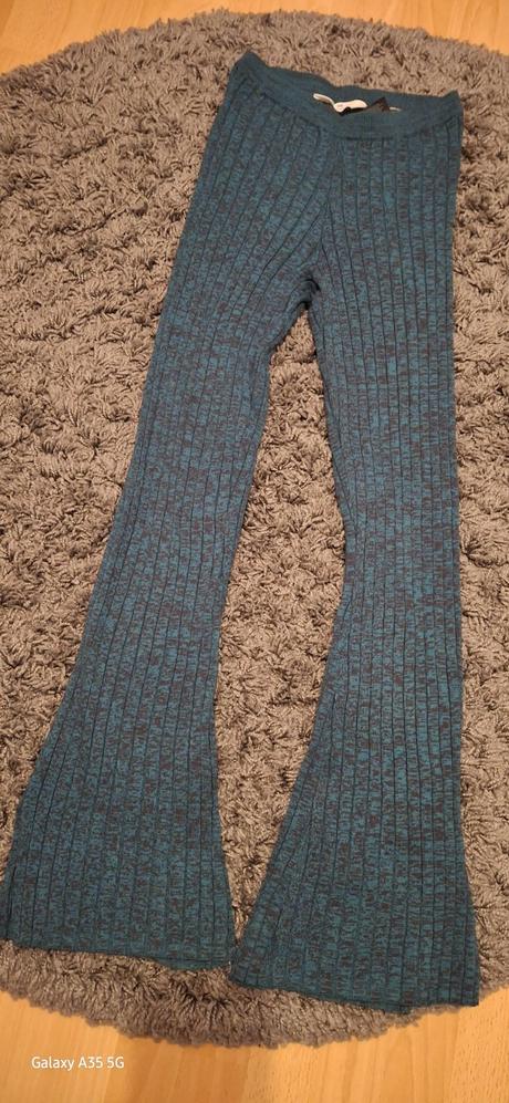 Pletene nohavice, h&m,164