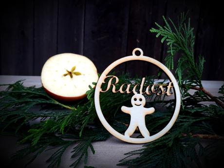 Vianočne ozdoby - drevené, 