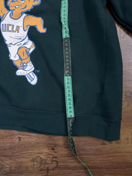 Tmavozelená mikina ucla divided, h&m,s