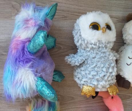 Nové plyšové ty beanie boos-sovy 24 cm,