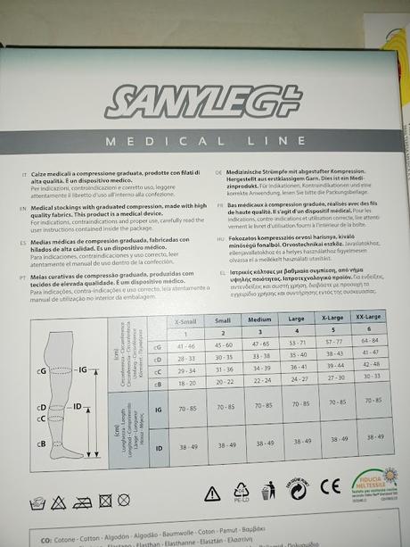 Kompresné stehenné pančuchy s/m, m / s