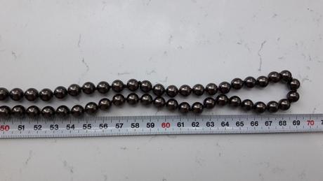 Kvalitné perličky tmavohnedé,