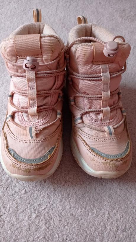 Ružové termo čižmy tchibo, 28/29, tcm,28