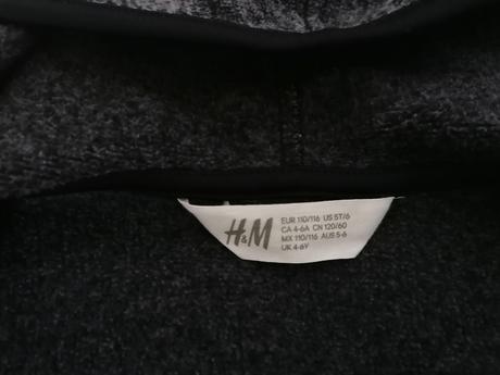 2 univerzálne mikinky 4-6 rokov, h&m,110