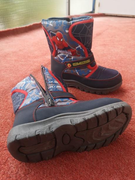 Marvel spiderman chlapčenké zimné topánky 25, marvel,25