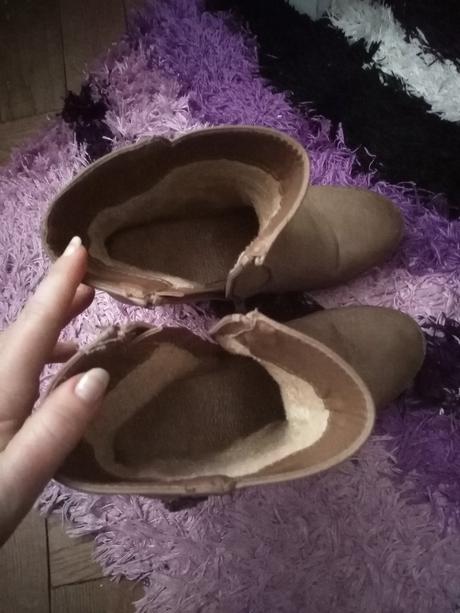 Topánky, čižmy na platforme, 36