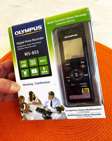 Digitálny diktafón olympus ws-853, olympus