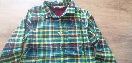 Karovana košeľa, h&m,128