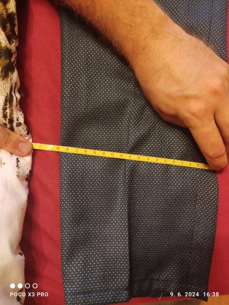 Oblek pánsky 48 modrý s ornamentom vzor novy, 48