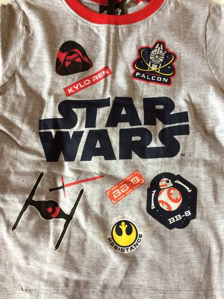 Chlapčenské letné pyžamo star wars - 3 farby., disney,104 / 116