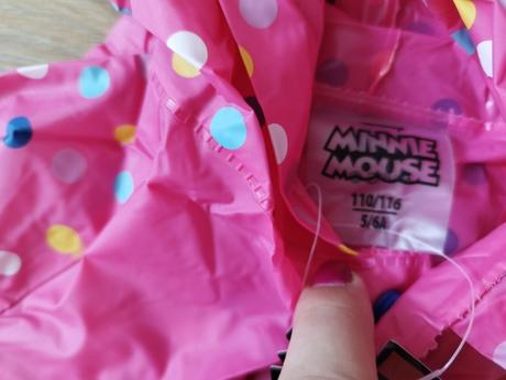 Pršiplášť minnie 110/116, disney,116