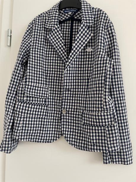 Krásne športovoelegantné sako, original marines,140