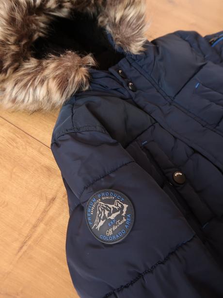 Chlapčenská predĺžená zimná bunda c&a 122 (6-7 r.), c&a,122