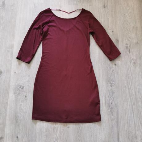 Šaty bordové m-ko, m