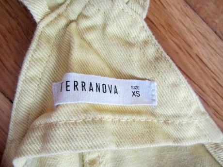 Džínsové šaty na traky, terranova,xs